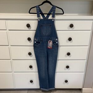 NWT LEVIS Girls Overalls Blue Denim Overalls 14